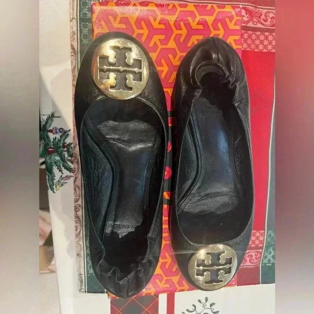 Tory Burch classic Reva ballet flats size 6 - Picture 5 of 8